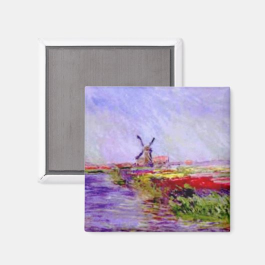 Claude Monet - Moulin Magnet (Vorderseite/Rückseite)