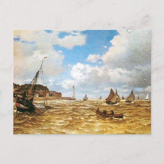 Claude Monet Mouth von Seine Postkarte (Vorderseite)