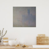 Claude Monet | Möwen über Häuser des Parlaments Poster (Küche)