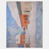 Claude Monet - Norwegen, Rote Häuser in Bjornegaar Fleecedecke (Vorderseite)