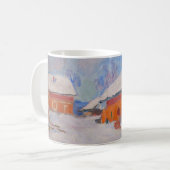 Claude Monet - Norwegen, Rote Häuser in Bjornegaar Kaffeetasse (Vorderseite Links)