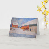 Claude Monet - Norwegen, Rote Häuser in Bjornegaar Karte (Gelbe Blume)