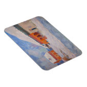 Claude Monet - Norwegen, Rote Häuser in Bjornegaar Magnet (Rechte Seite)