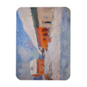 Claude Monet - Norwegen, Rote Häuser in Bjornegaar Magnet (Vertikal)