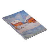 Claude Monet - Norwegen, Rote Häuser in Bjornegaar Notizblock (Rechte Seite)