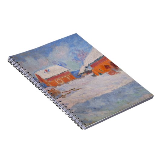 Claude Monet - Norwegen, Rote Häuser in Bjornegaar Notizblock (Rechte Seite)