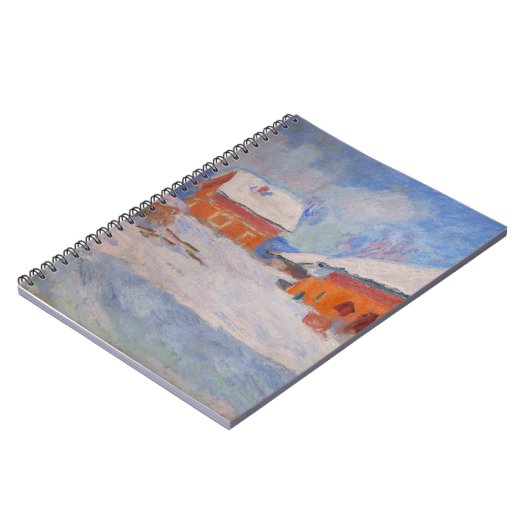 Claude Monet - Norwegen, Rote Häuser in Bjornegaar Notizblock (Linke Seite)