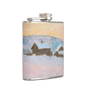 Claude Monet - Norwegische Landschaft, Blaue Häuse Flachmann (Rechts)