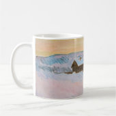 Claude Monet - Norwegische Landschaft, Blaue Häuse Kaffeetasse (Links)
