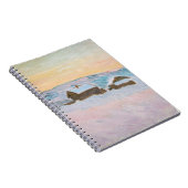 Claude Monet - Norwegische Landschaft, Blaue Häuse Notizblock (Rechte Seite)