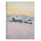 Claude Monet - Norwegische Landschaft, Blaue Häuse Notizblock (Vorderseite)