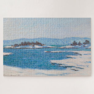 Claude Monet Norwegischer Fjord Puzzle