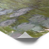 Claude Monet | Nympheas at Giverny, 1918 Poster (Ecke)