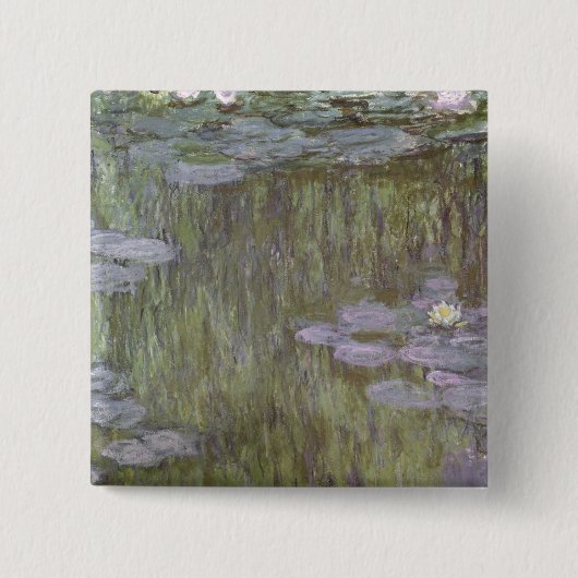 Claude Monet | Nympheas bei Giverny, 1918 Button (Vorderseite)
