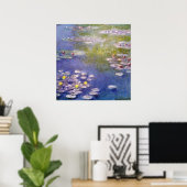 Claude Monet - Nympheas bei Giverny Poster (Heimbüro)