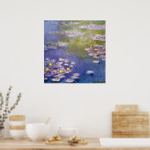 Claude Monet - Nympheas bei Giverny Poster (Küche)