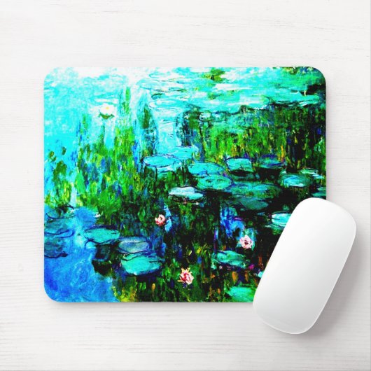 Claude Monet Nympheas Mousepad (Mit Mouse)
