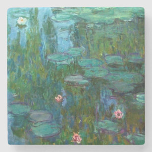 Claude Monet Nymphéas Steinuntersetzer
