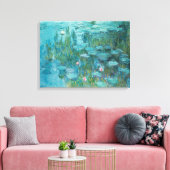 Claude Monet – Nymphéas – Water Lilies – Seerosen Leinwanddruck (Insitu (Wohnzimmer))