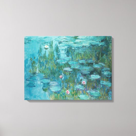 Claude Monet – Nymphéas – Water Lilies – Seerosen Leinwanddruck (Vorderseite)