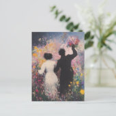 Claude Monet Ölgemälde Vintage Postkarte (Stehend Vorderseite)