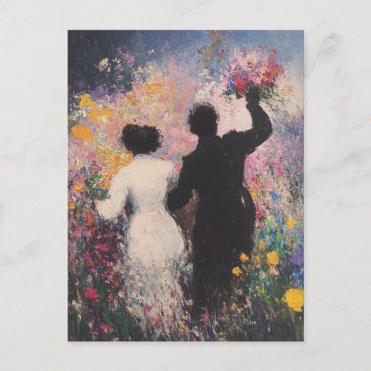 Claude Monet Ölgemälde Vintage Postkarte (Vorderseite)