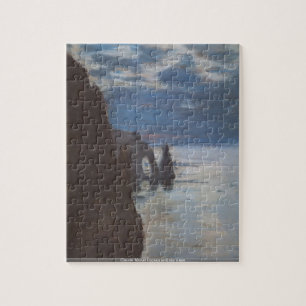 Claude Monet - Ozean- und Himmeltreffenpuzzlespiel Puzzle