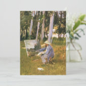 Claude Monet Painting, Edge of a Wood von Sargent (Stehend Vorderseite)