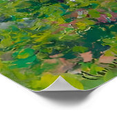 Claude Monet painting Poster (Ecke)