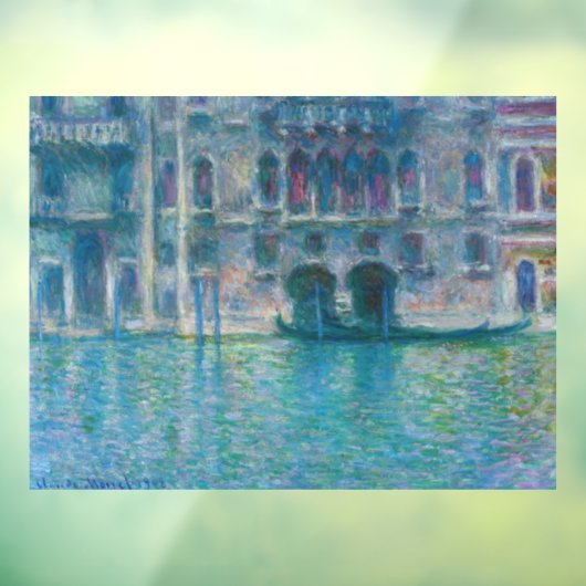 Claude Monet - Palazzo da Mula Fensteraufkleber (Blatt 3)