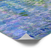 Claude Monet Palazzo da Mula in Venice Poster (Ecke)