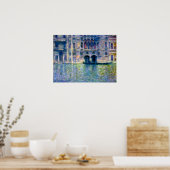 Claude Monet Palazzo da Mula in Venice Poster (Küche)