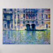 Claude Monet Palazzo da Mula in Venice Poster (Vorne)