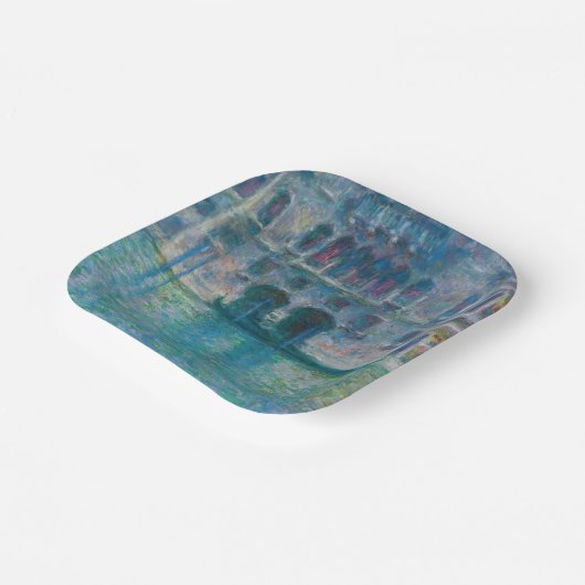 Claude Monet - Palazzo da Mula Pappteller (Gewinkelt)