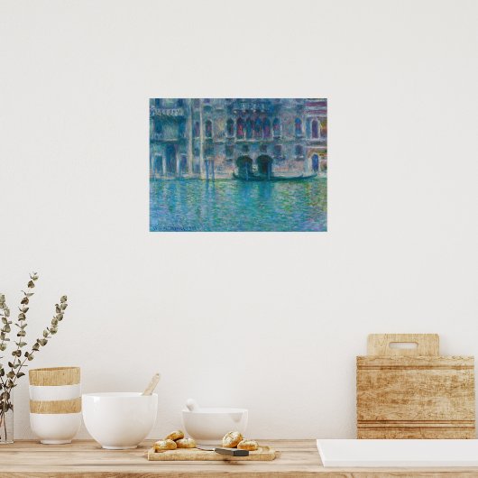 Claude Monet - Palazzo da Mula Poster (Küche)