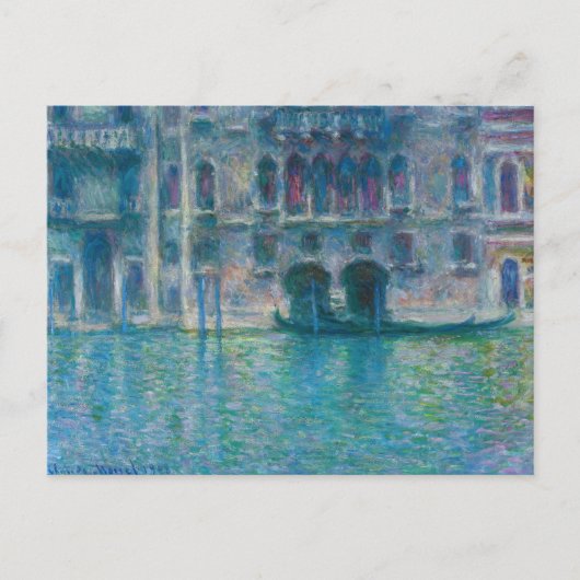 Claude Monet - Palazzo da Mula Postkarte (Vorderseite)