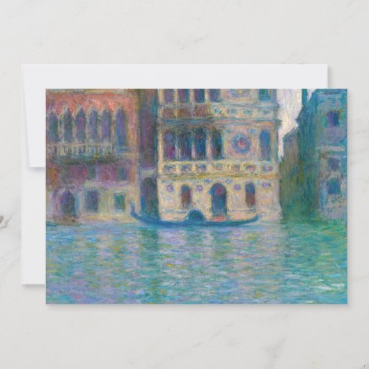 Claude Monet - Palazzo Dario Dankeskarte (Vorderseite)