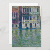 Claude Monet - Palazzo Dario Einladung (Vorne/Hinten)