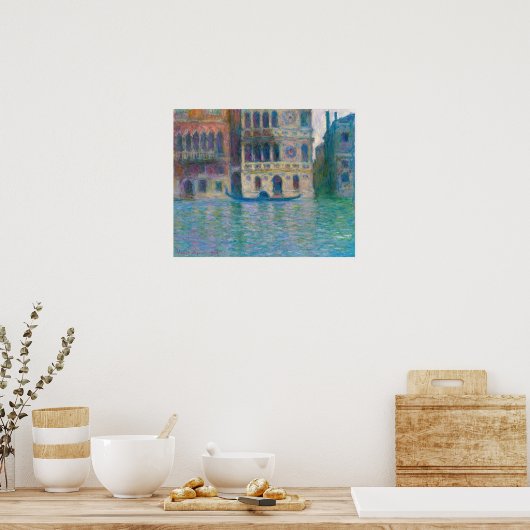 Claude Monet - Palazzo Dario Poster (Küche)