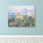 Claude Monet Palm Trees in Bordighera Leinwanddruck (Insitu (Holzboden))