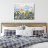 Claude Monet Palm Trees in Bordighera Leinwanddruck (Insitu (Schlafzimmer))