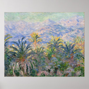 Claude Monet Palm Trees in Bordighera Poster