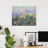 Claude Monet Palm Trees in Bordighera Poster (Heimbüro)
