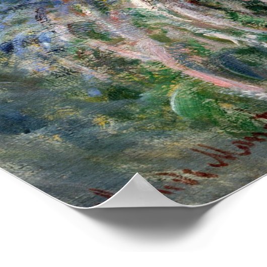 Claude Monet Palm Trees in Bordighera Poster (Ecke)