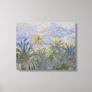 Claude Monet - Palmen in Bordighera Leinwanddruck