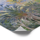 Claude Monet - Palmen in Bordighera Poster (Ecke)