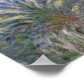Claude Monet - Palmen in Bordighera Poster (Ecke)