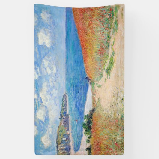Claude Monet - Path in Wheat Fields at Pourville Banner (Vertikal)