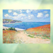 Claude Monet - Path in Wheat Fields at Pourville Fensteraufkleber (Blatt 3)