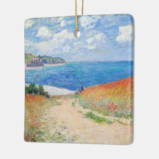 Claude Monet - Path in Wheat Fields at Pourville Keramikornament (Links)